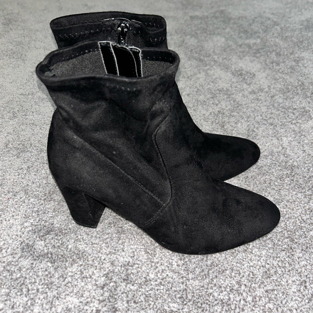 Steve Madden Black Heeled Boots